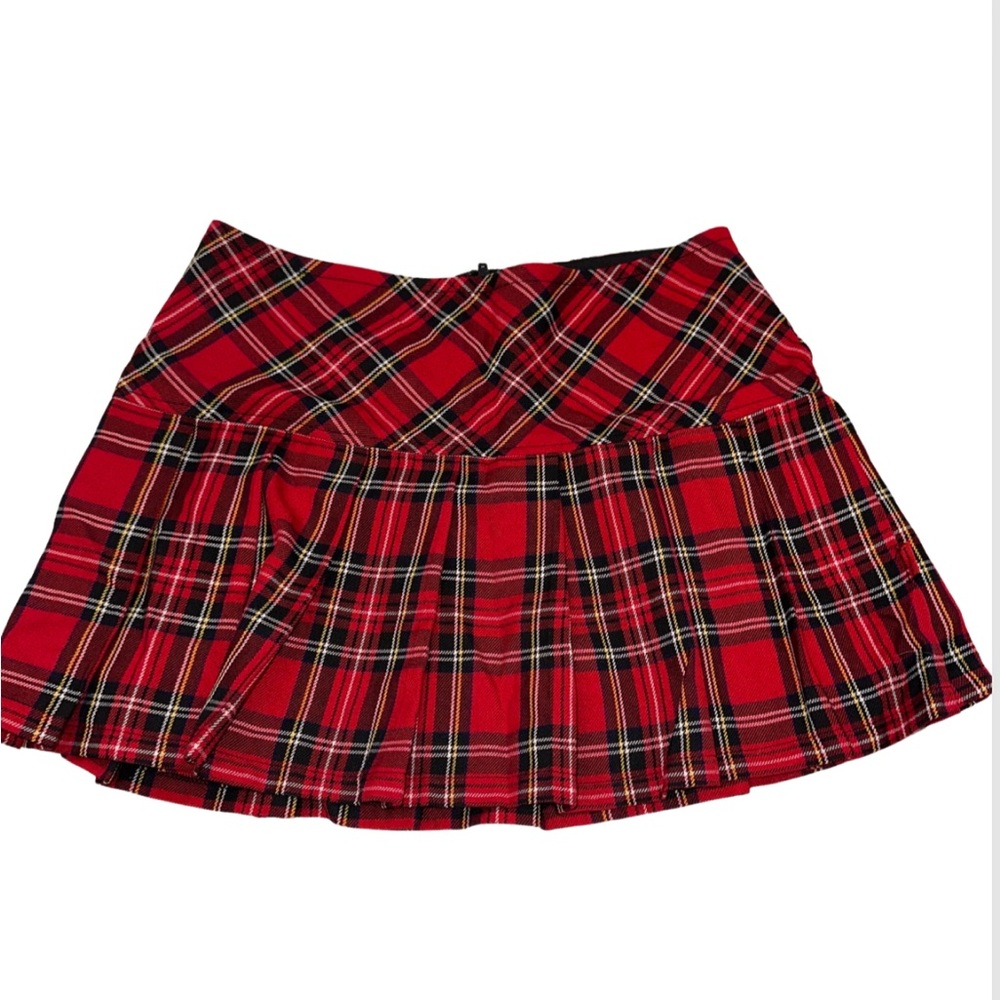 Tripp NYC plaid skirt S